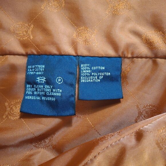 Tommy Hilfiger Corduroy Sport Coat Blazer Men’s 42R Espresso Brown Jacket - Picture 8 of 16